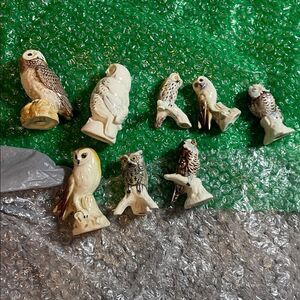 Goebel Porcelain owl collection